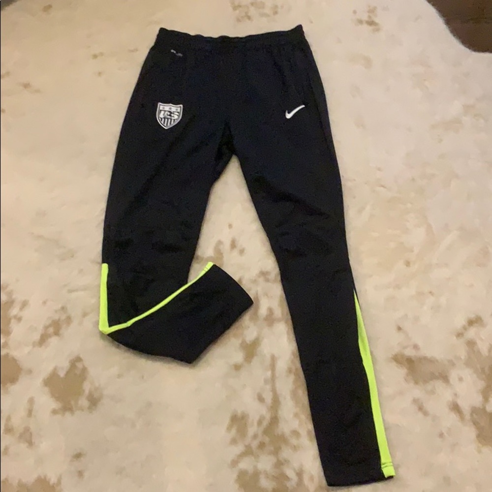 Black soccer joggers